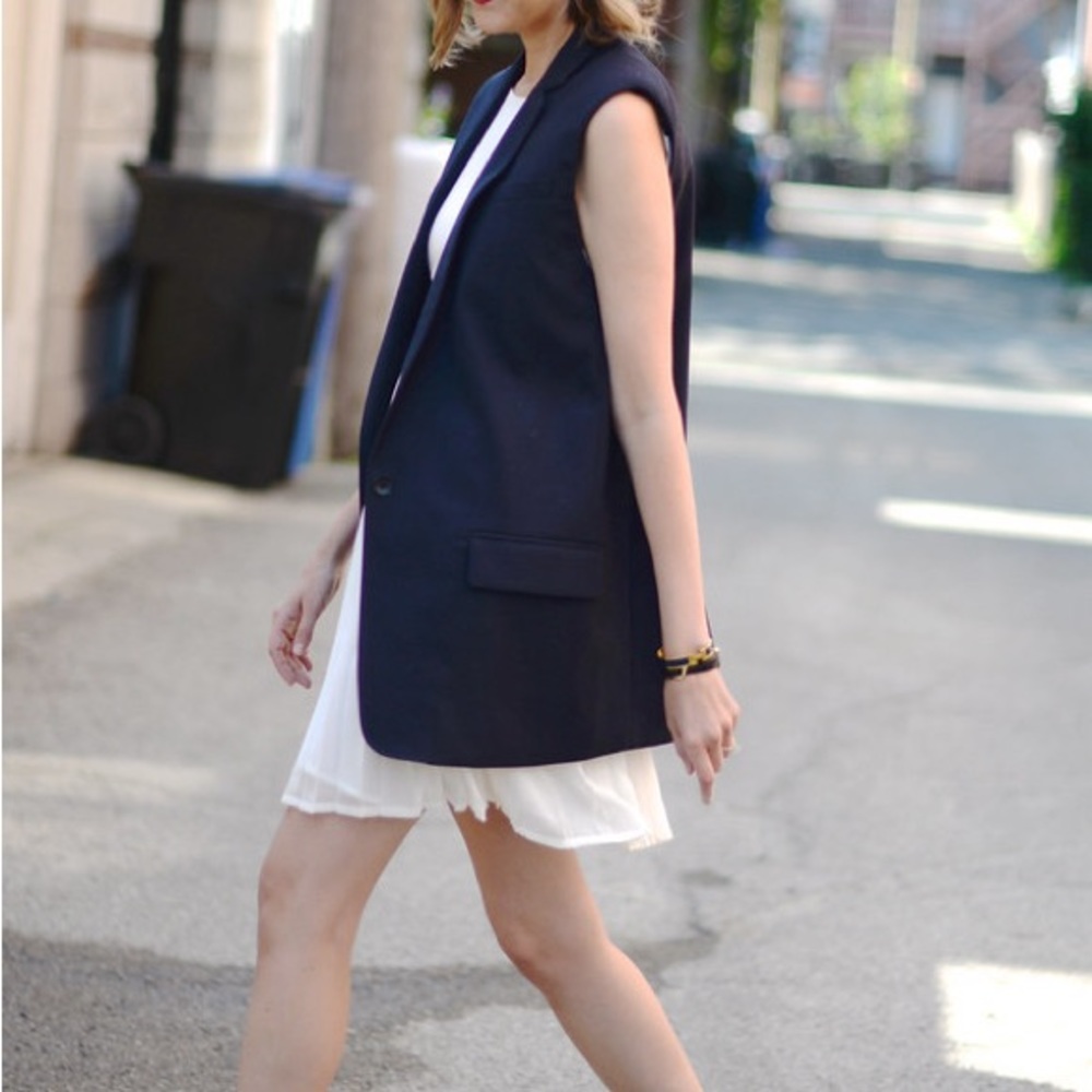 Rag & Bone Francois Wool-Crepe Suit Vest